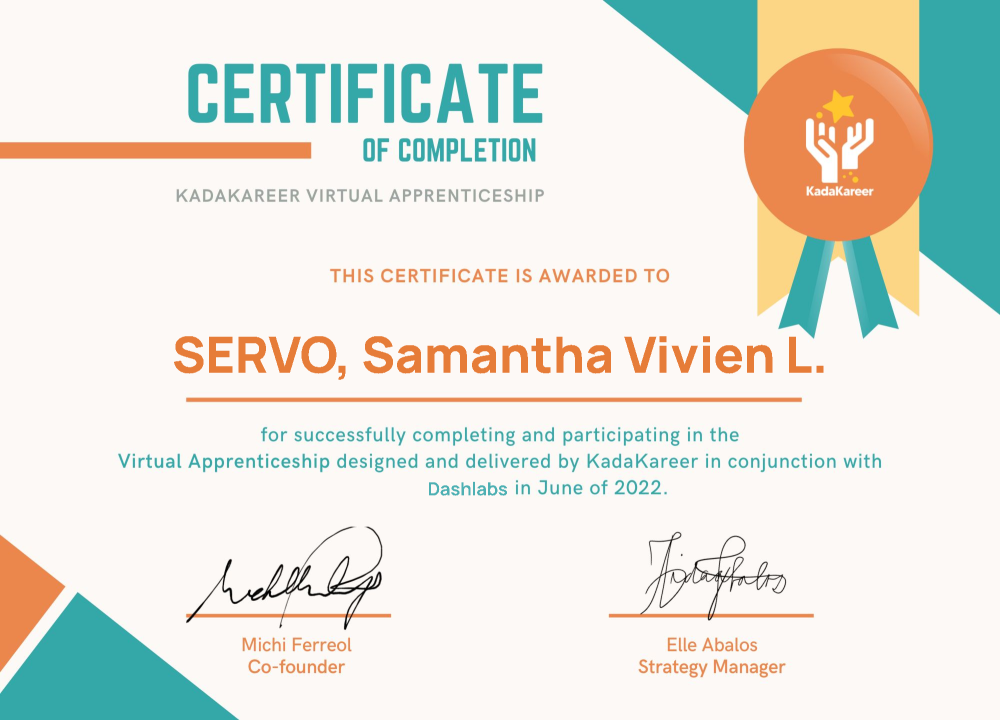 Looking back on my apprenticeship experience!